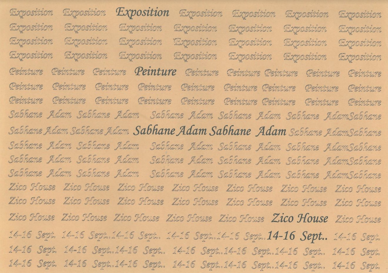 Sabhan Adam, Exhibition